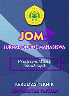 Jurnal Online Mahasiswa (JOM) Bidang Teknik Sipil